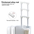 24 in Checked Luggage with Front Pocket, USB Charging Port, Built in Lock Carry on Suitcase, Cup Holder and Phone Holder, Medium Hardside Suitcase
